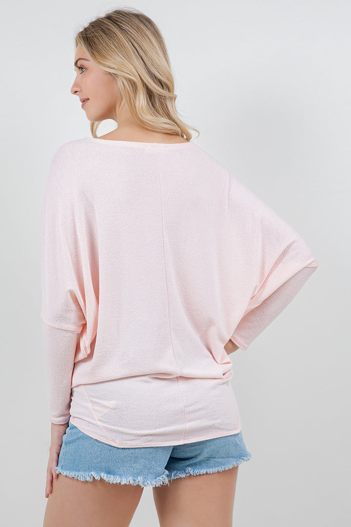 Jolie All Day Slouch Top (Blush)