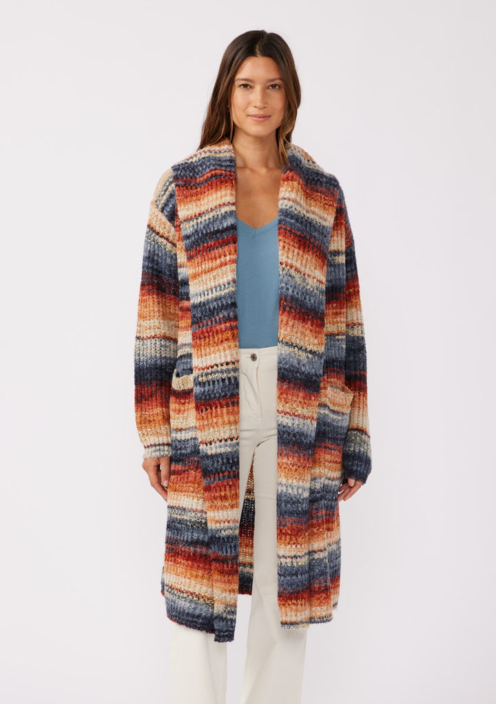 Lovestitch Ozzy Knit Cardigan (Rust Multi)