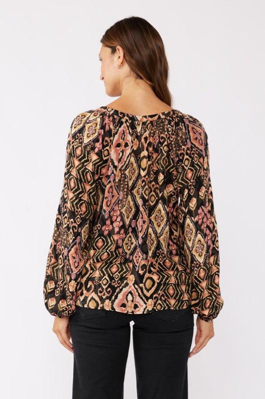 Lovestitch Abstract Geo Blouse