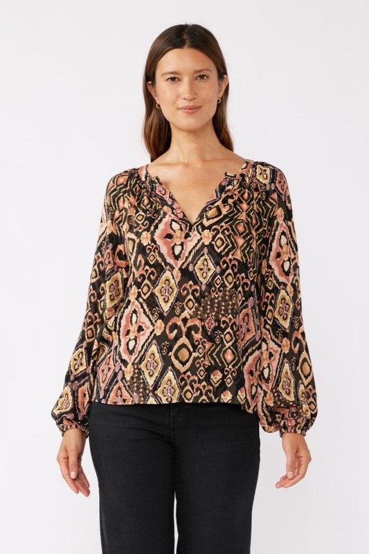 Lovestitch Abstract Geo Blouse