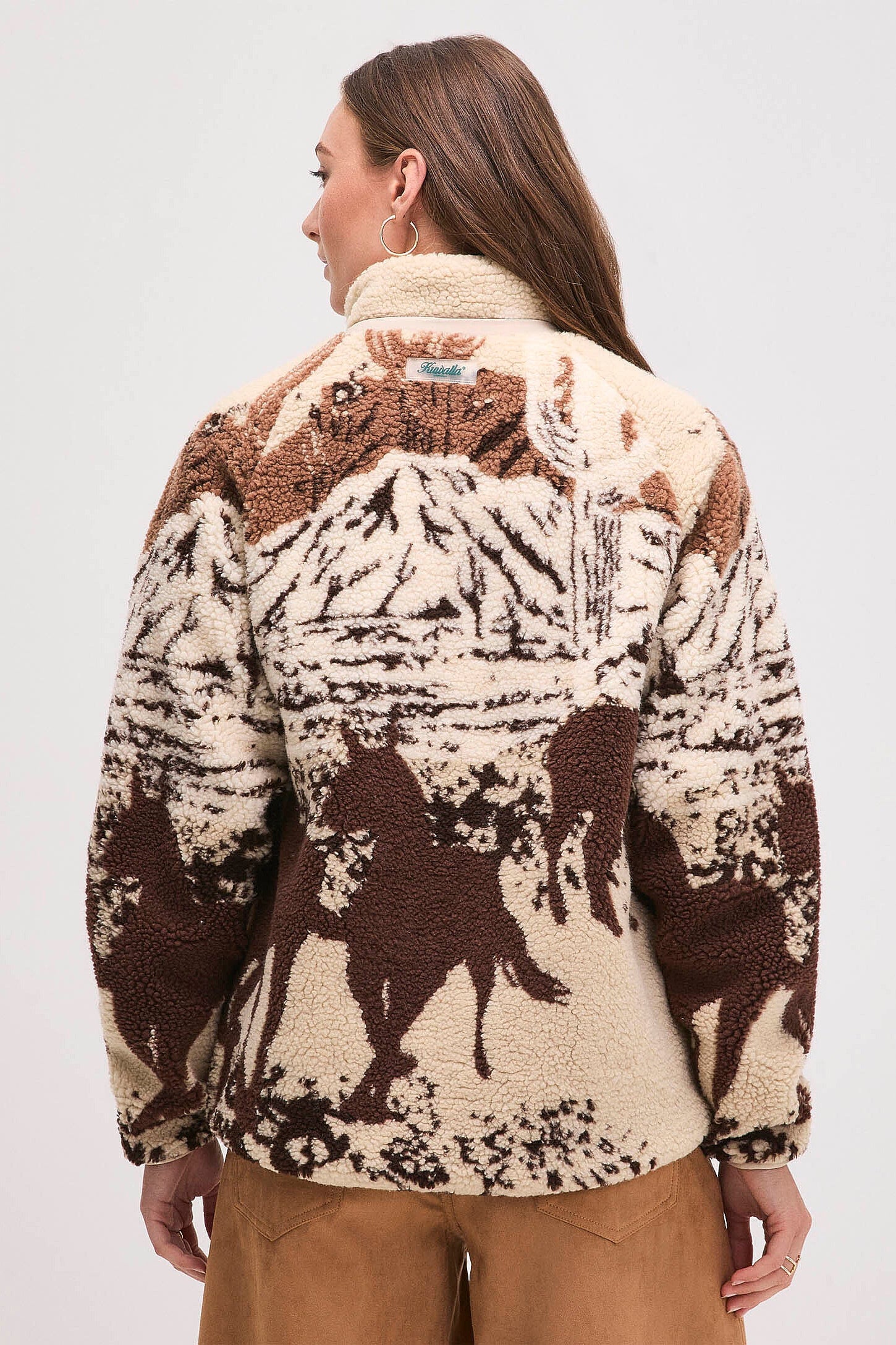 Kuwalla Sherpa Fleece Jacket (Desert Stallion) – Vibe Apparel