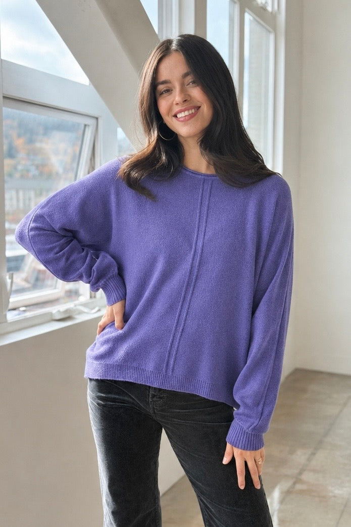 Zen Soft Knit Sweater (Cornflower Blue)