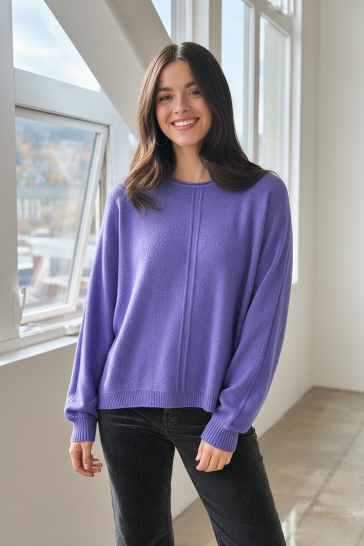 Zen Soft Knit Sweater (Cornflower Blue)
