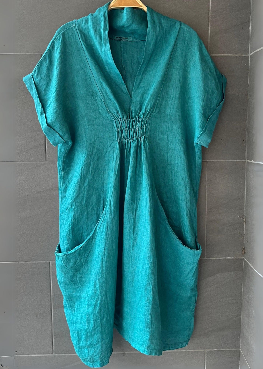 100% Italian Linen Dress 379