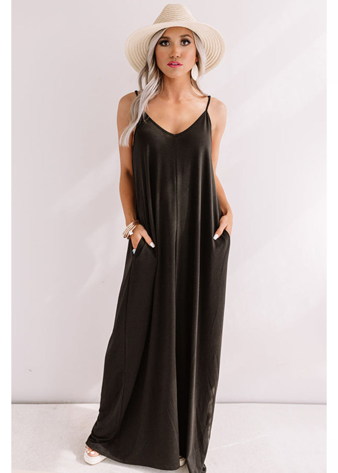 Zen Divine Maxi Dress (Black)