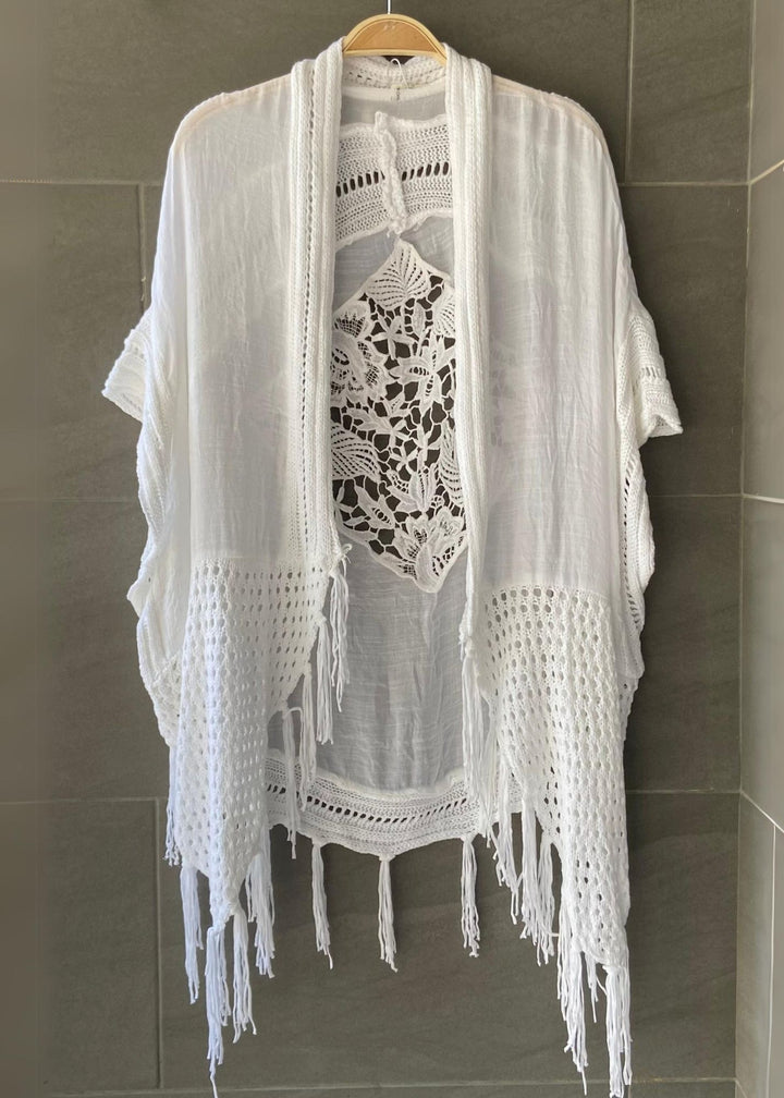 My Cozy Crochet Cardigan (Ivory)