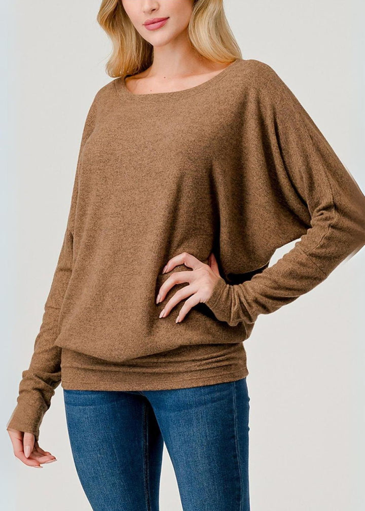 Natural Vibe Brushed Top (Coffee)