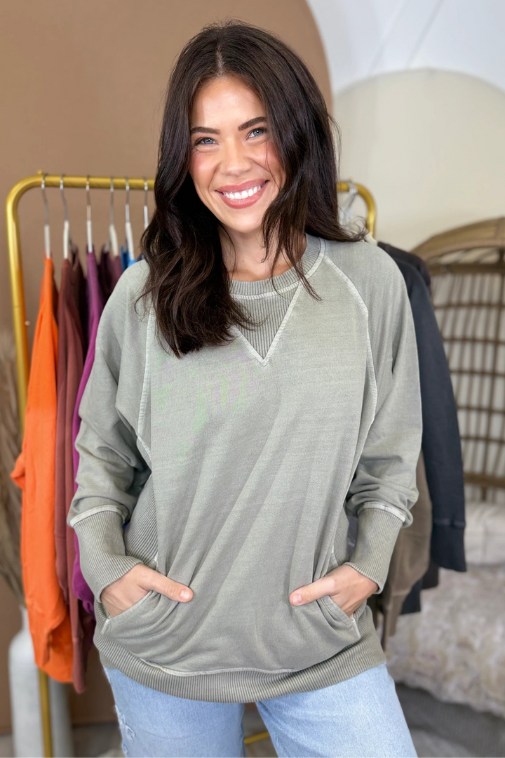 Zen French Terry Sweatshirt (Ash Mocha)