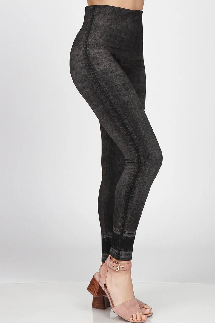 Denim High Rise Leggings (Slate Grey)