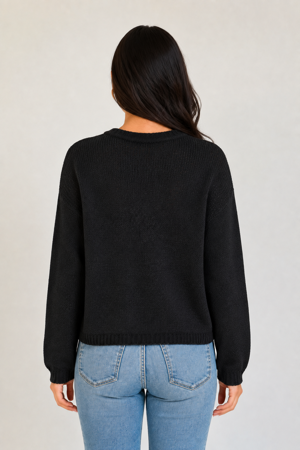 Zen Lightweight Sylvia Sweater (Black)