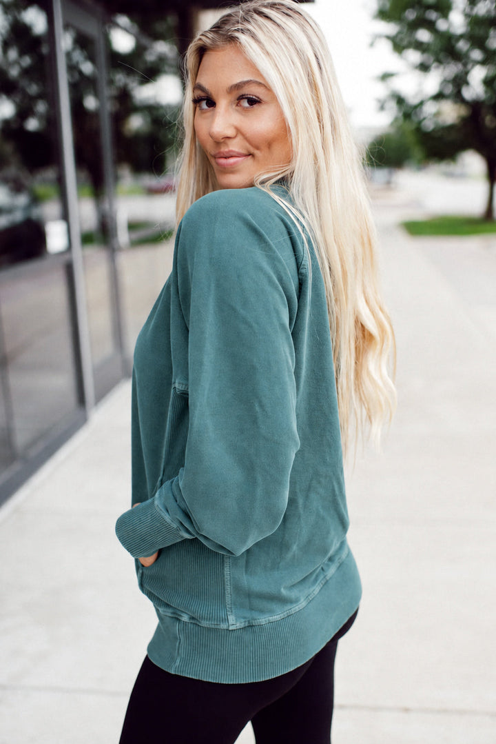 Zen French Terry Sweatshirt (Hunter Green)