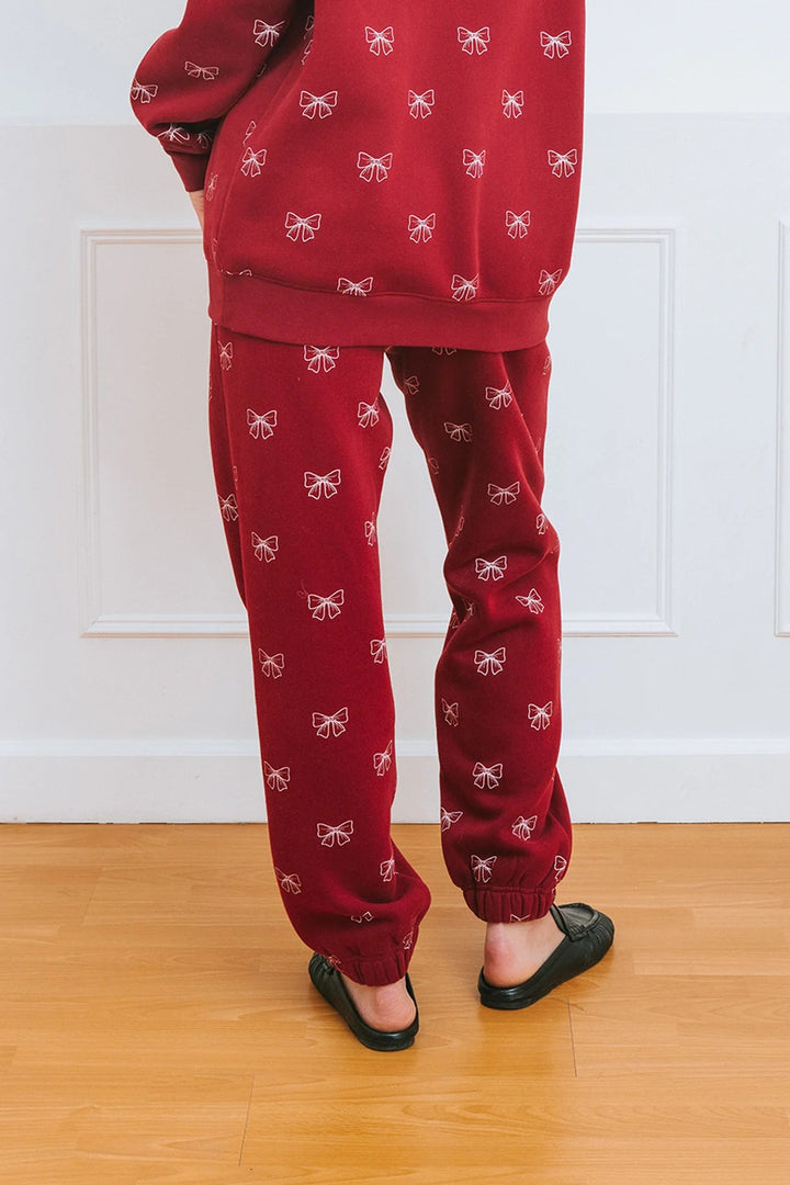 Brunette The Label Best Friend Jogger (Burgundy)