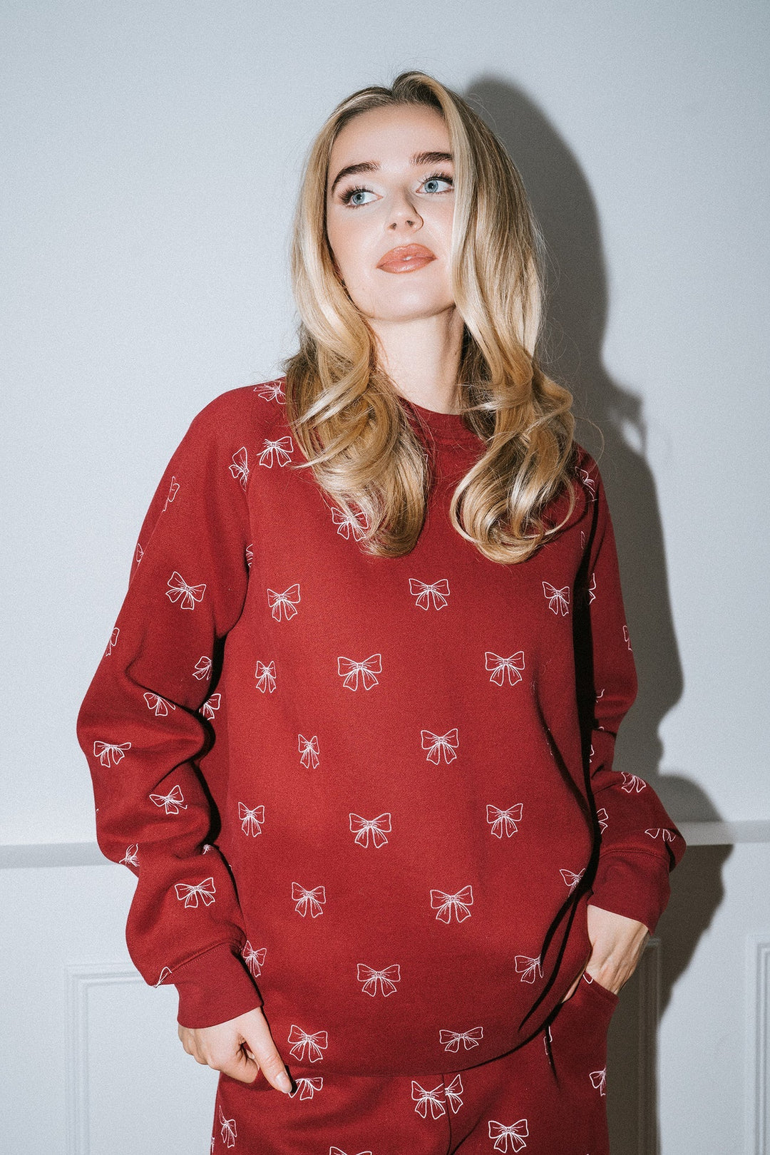 Brunette The Label Big Sister Crew Neck (Burgundy)