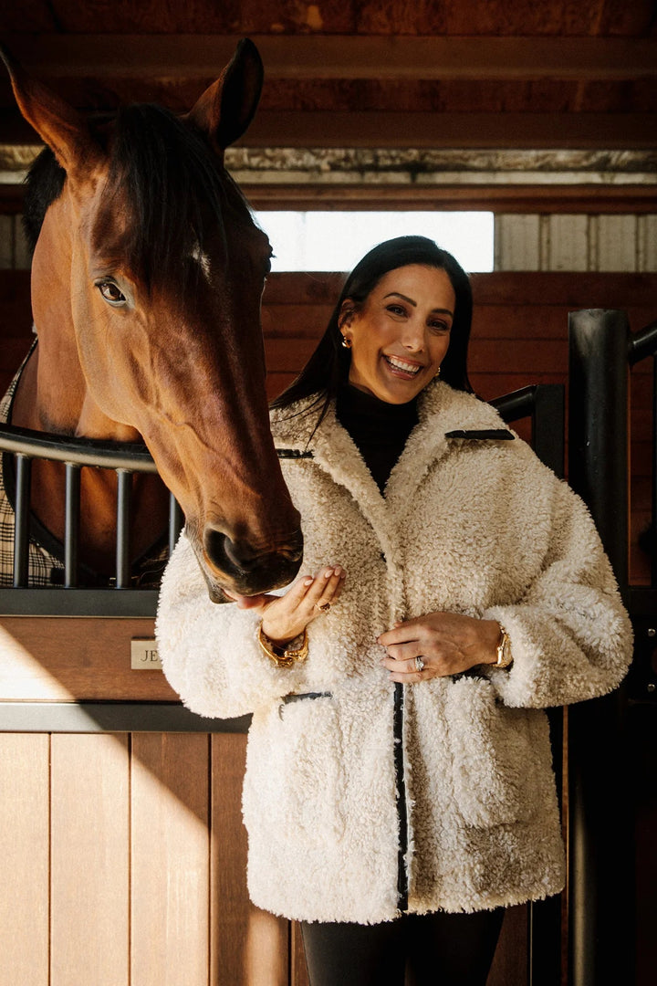 Brunette The Label Sherpa Jacket