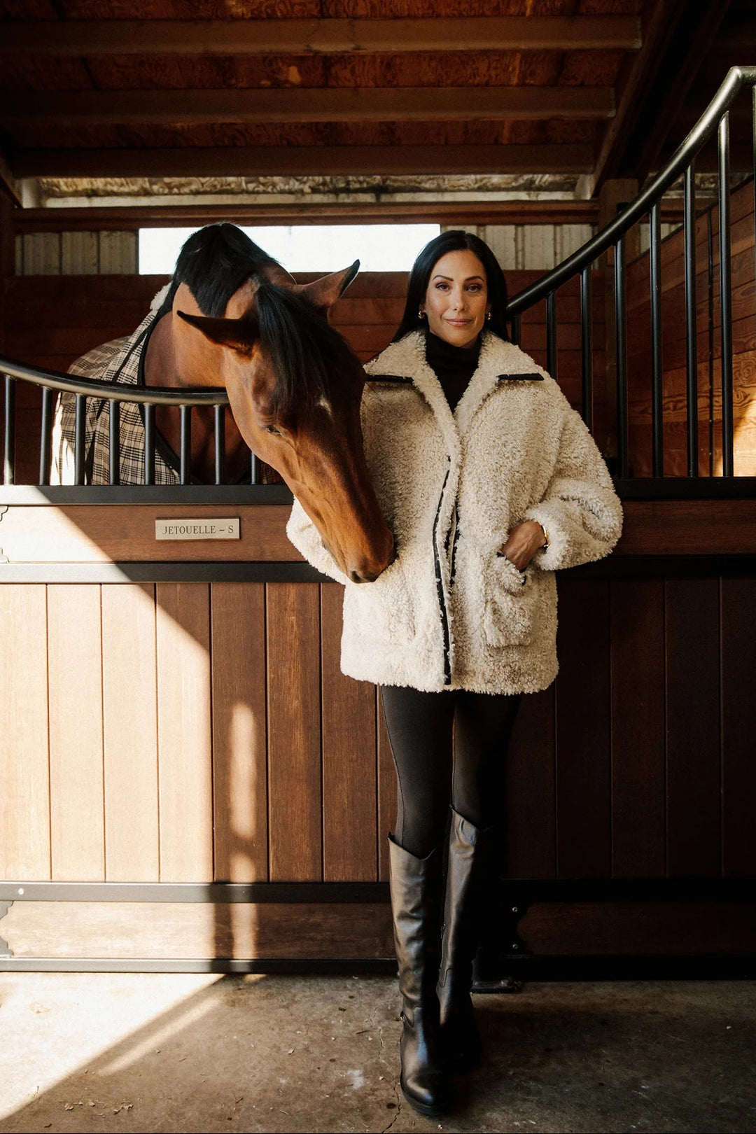 Brunette The Label Sherpa Jacket
