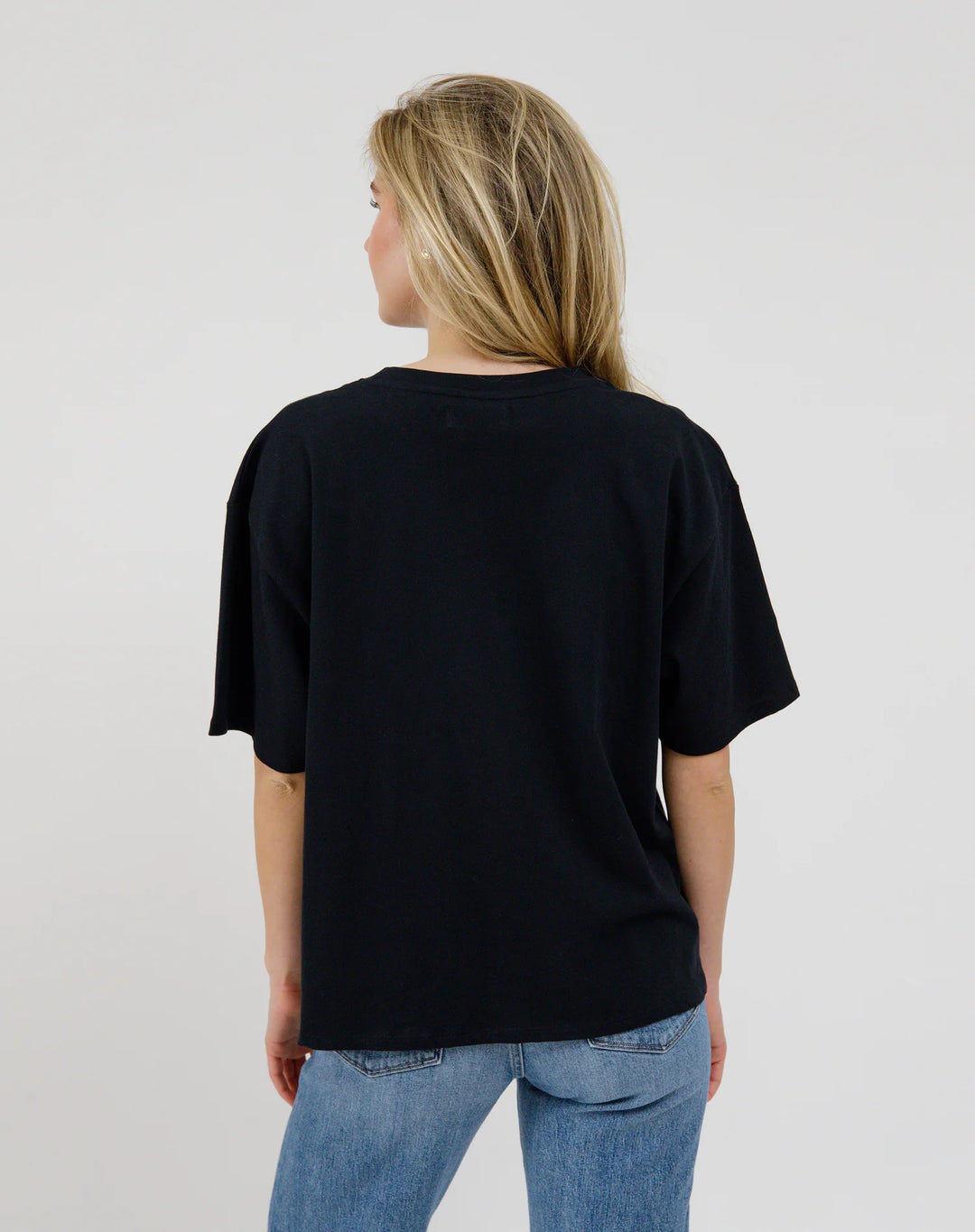 Brunette The Label Boxy Tee (Black)