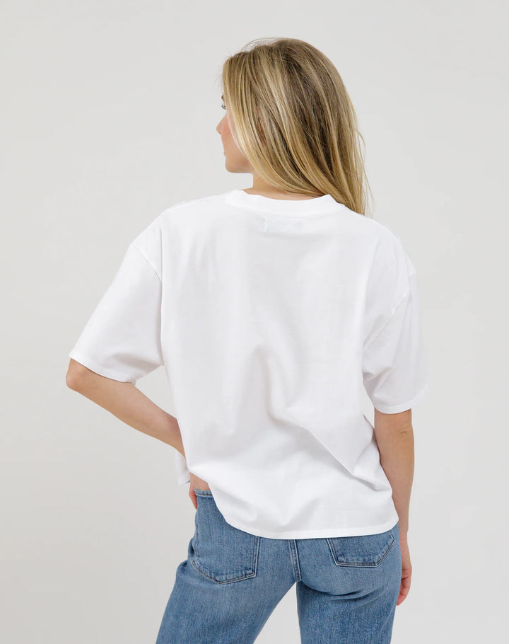 Brunette The Label Boxy Tee (White)