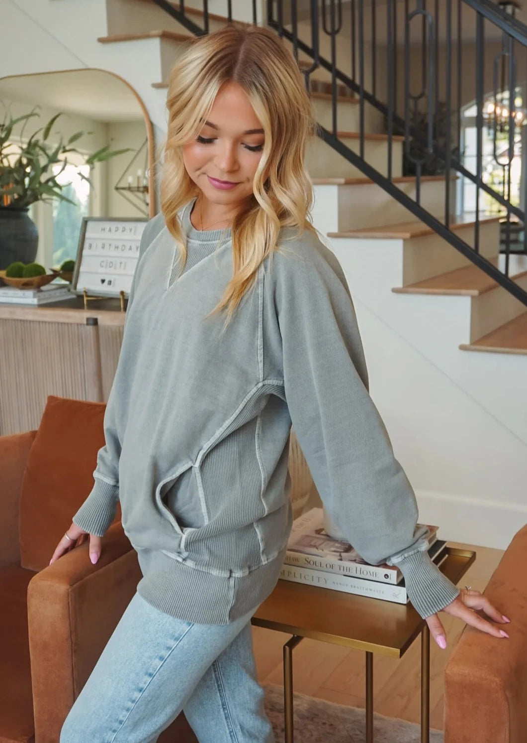 Zen French Terry Sweatshirt (Sleet)