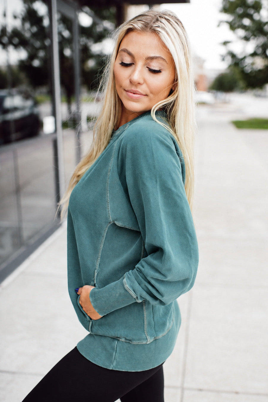 Zen French Terry Sweatshirt (Hunter Green)
