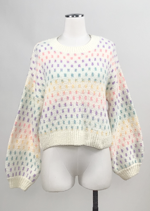 Dreamy Candyland Knit Sweater