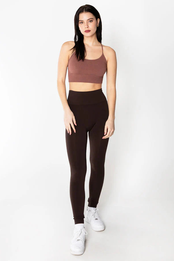 C'est Moi Bamboo Full Length Legging (Brown)