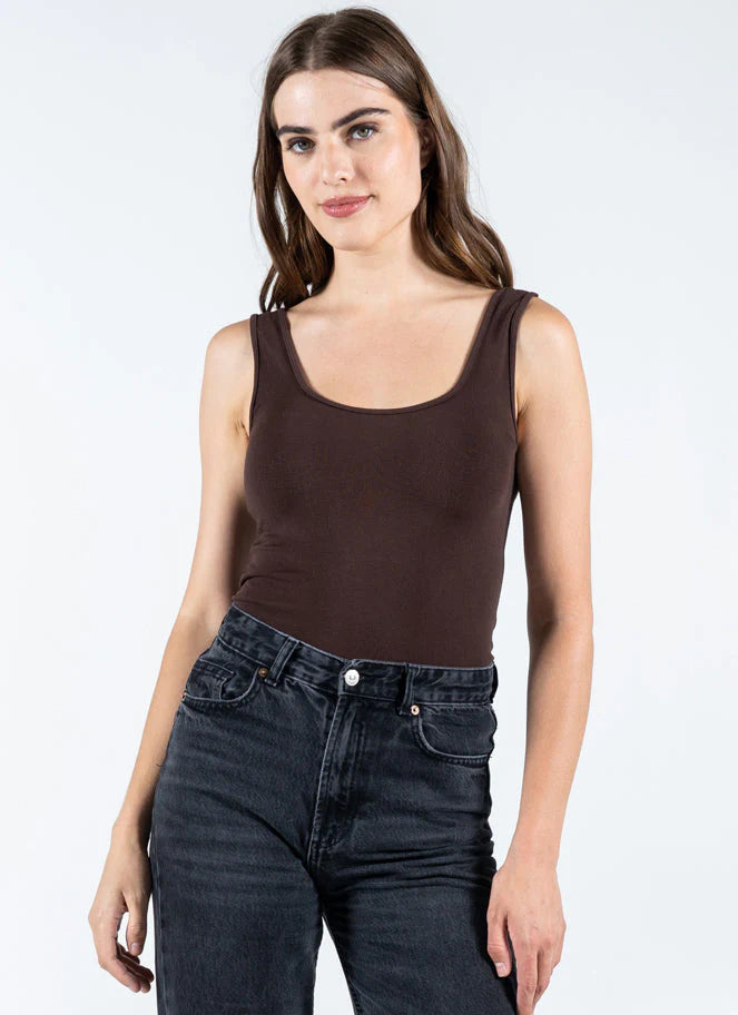 Bamboo Scoop Short Tank (15+ colours)