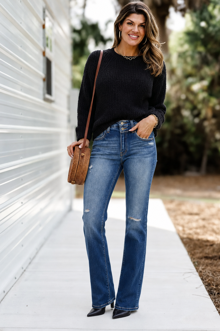 Kancan Dara High Rise Bootcut Jean