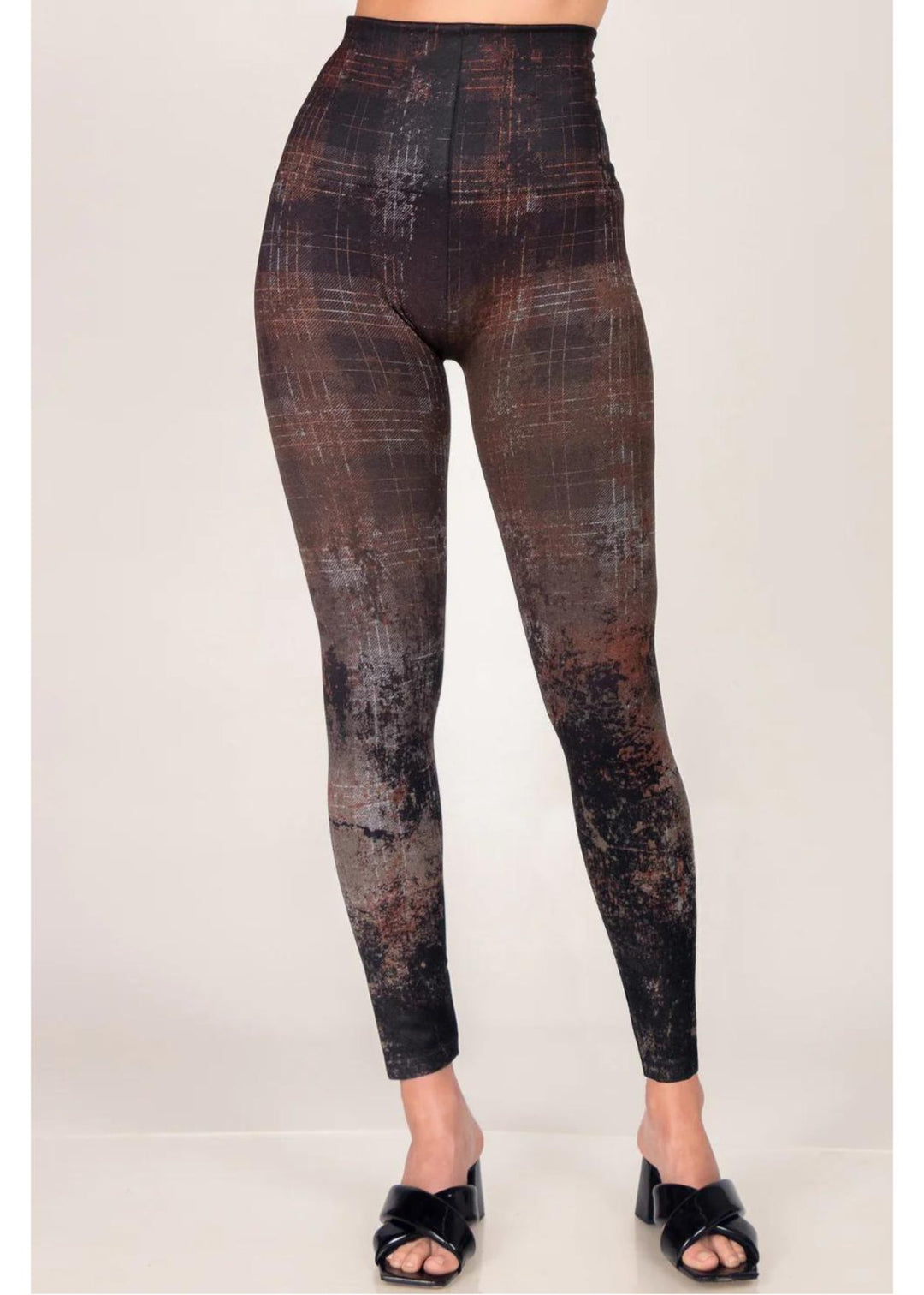 Autumn Plaid High Rise Legging