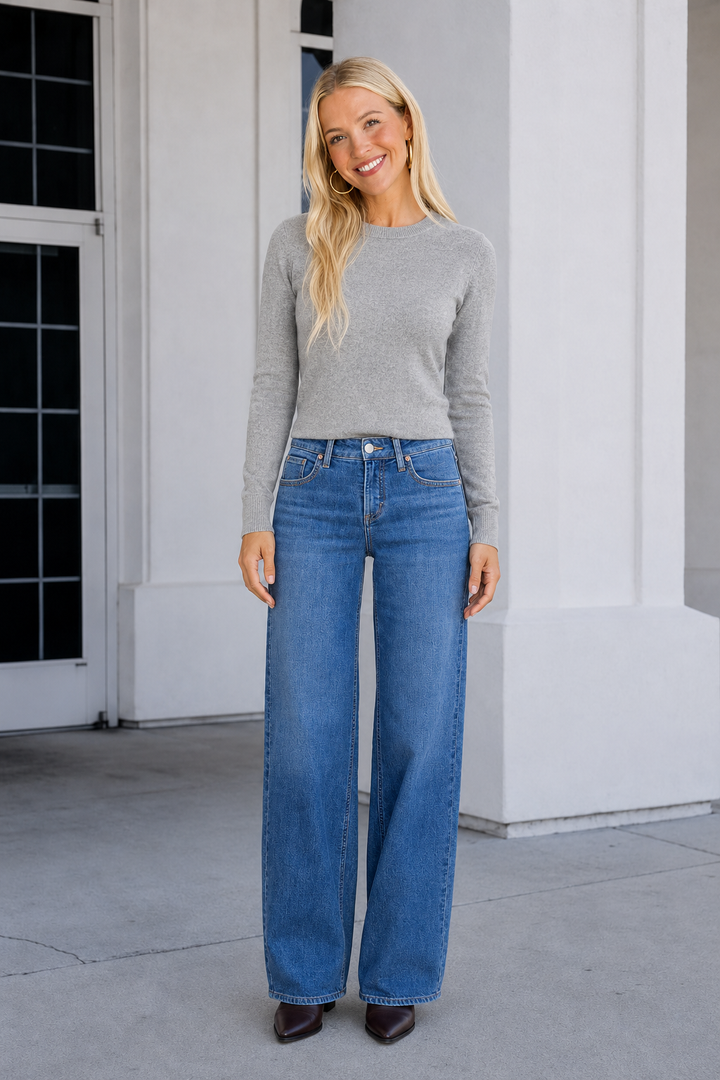 Silver Suki Mid Rise Knit Flex Jean -31"