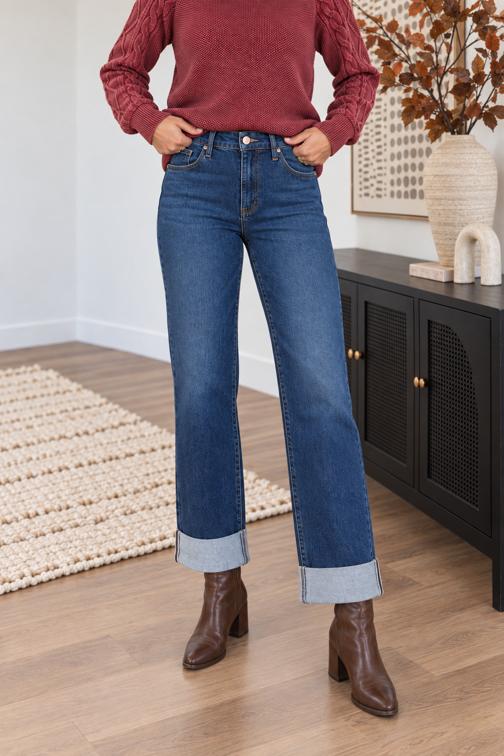 Silver Willow Relaxed Straight Leg Jean
