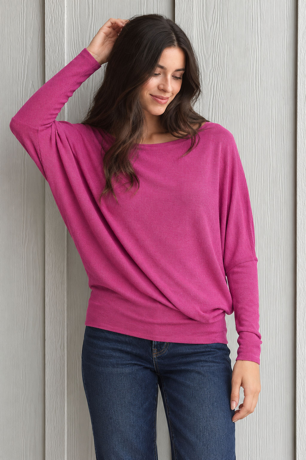 Jolie All Day Slouch Top (Orchid)