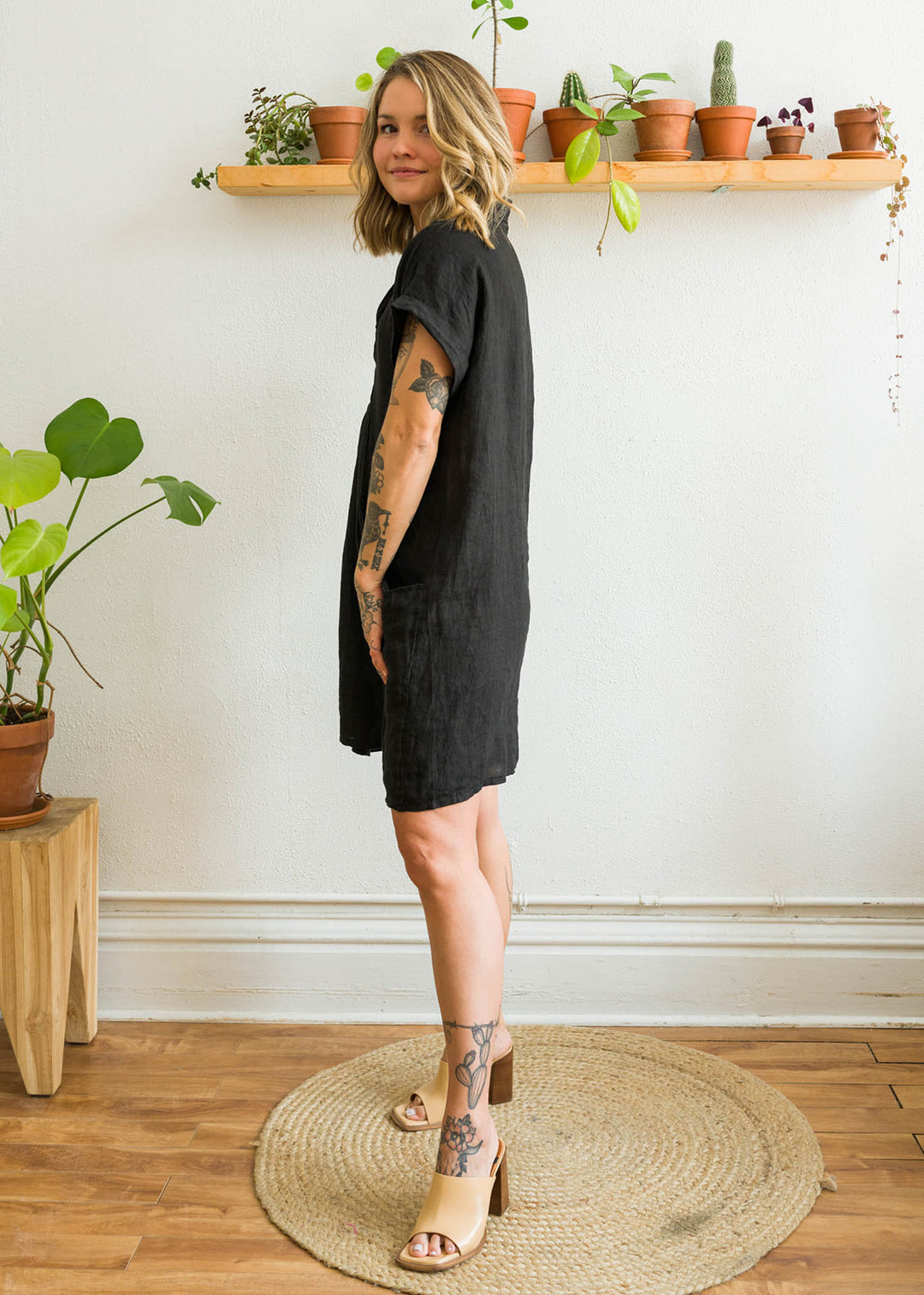 meo linen pocket dress Our linen pocket dresses have arrived! 100% linen & available in 10+ colours. Do you have one of our pocket dresses yet?!