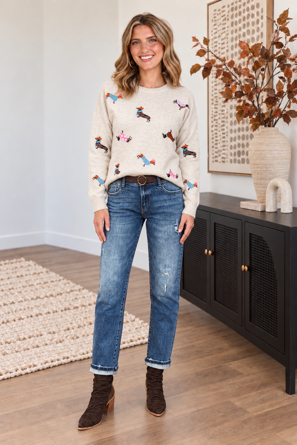 Kancan Evelin Mid Rise Slim Jean