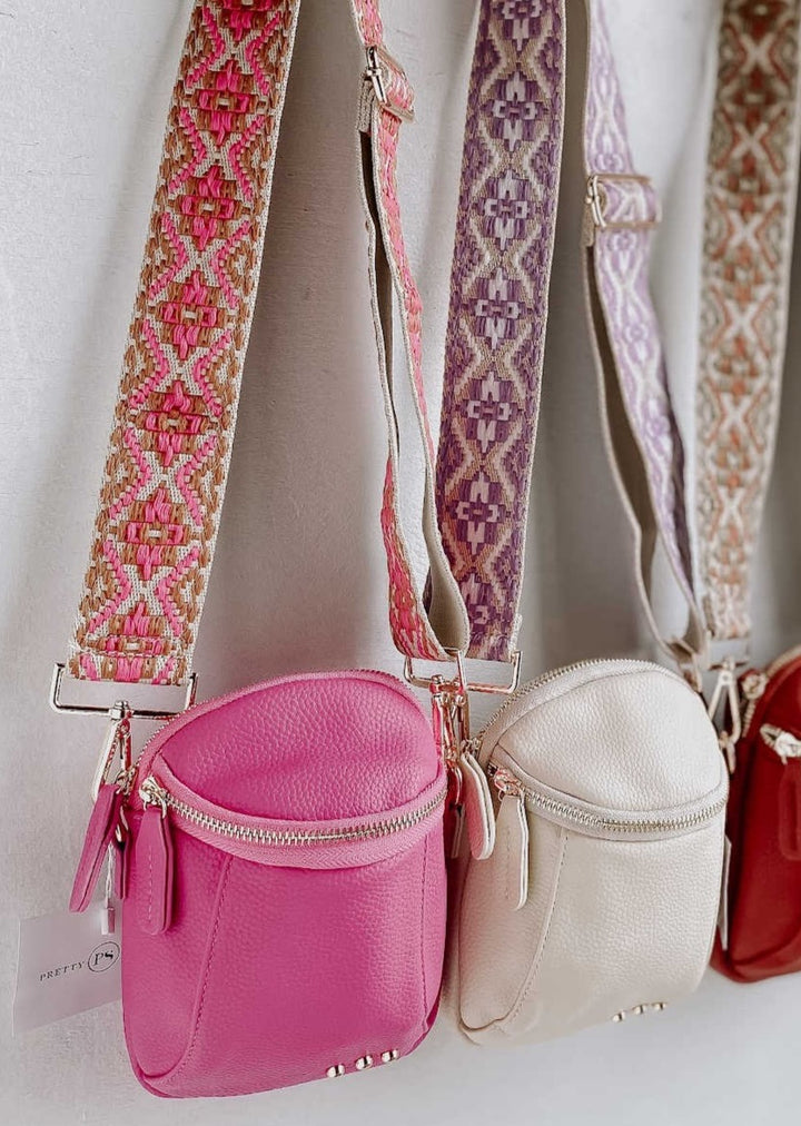 Pretty Simple Ellie Crossbody Bag (Pink)