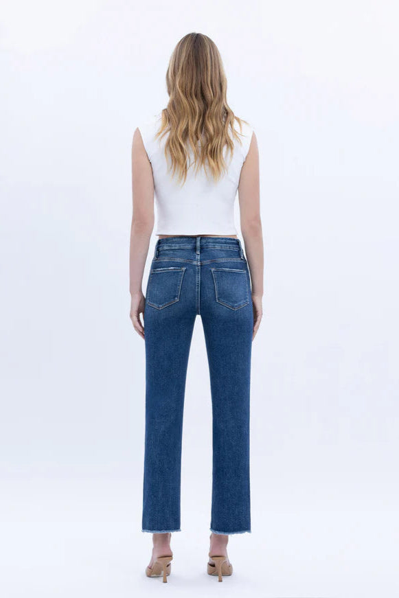 Flying Monkey Raw Hem Slim Leg Jean