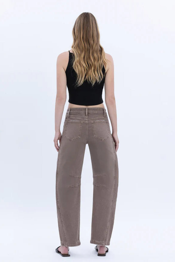 Flying Monkey High Rise Barrel Jean