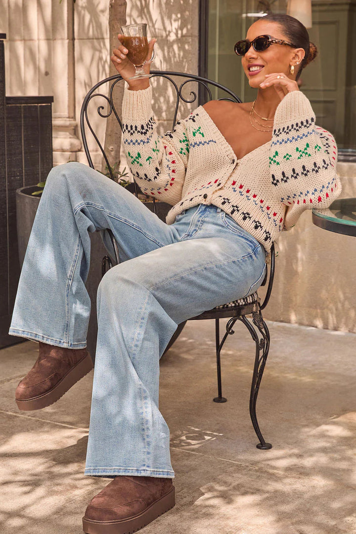 Vervet High Rise Wide Leg Jean 34"