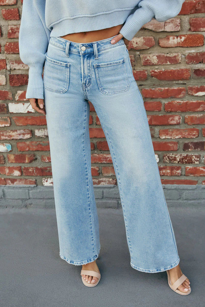 Flying Monkey Wide Leg Pocket Jean