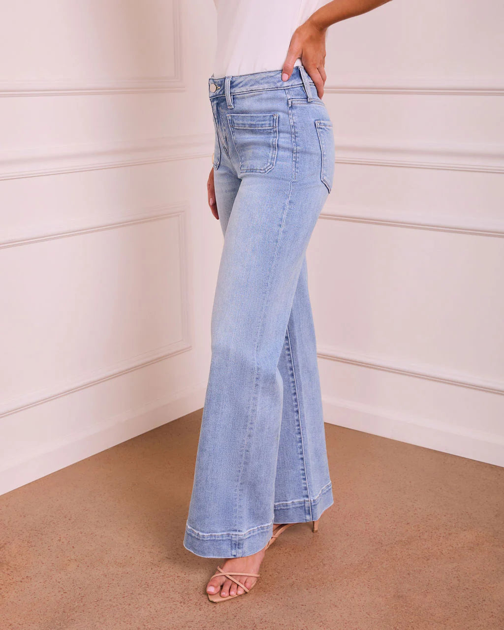 Flying Monkey Wide Leg Pocket Trouser