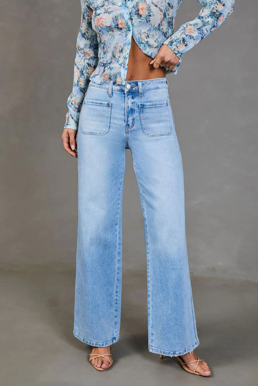 Flying Monkey Wide Leg Pocket Jean