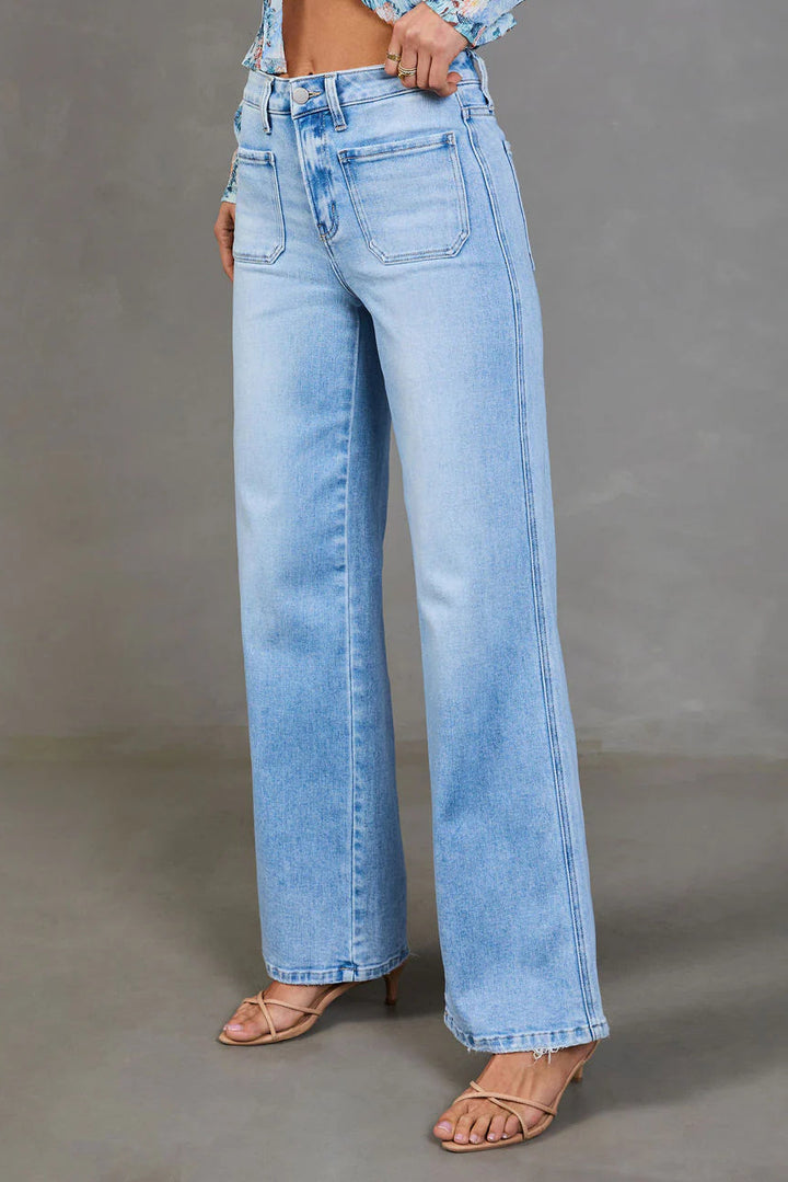 Flying Monkey Wide Leg Pocket Jean