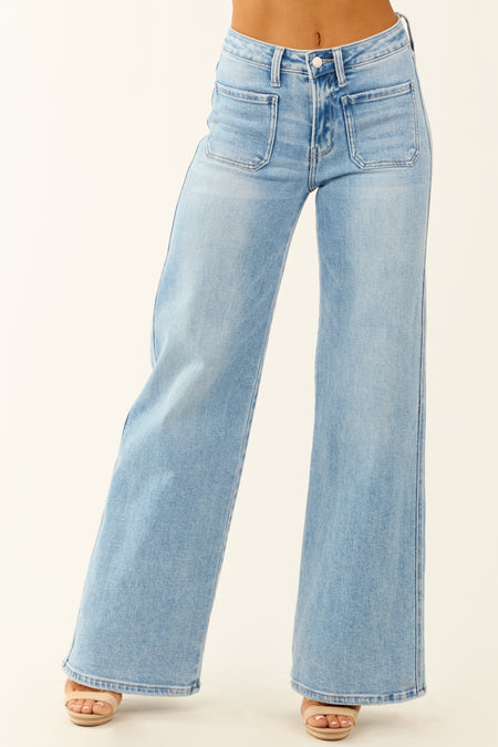 Flying Monkey High Rise Wide Leg Jean