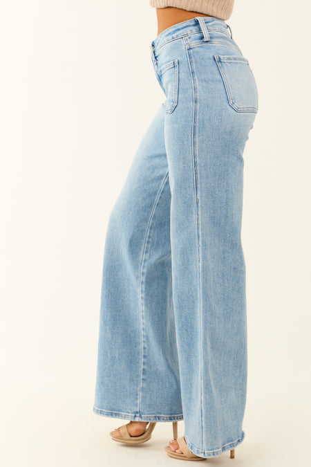 Flying Monkey High Rise Wide Leg Jean