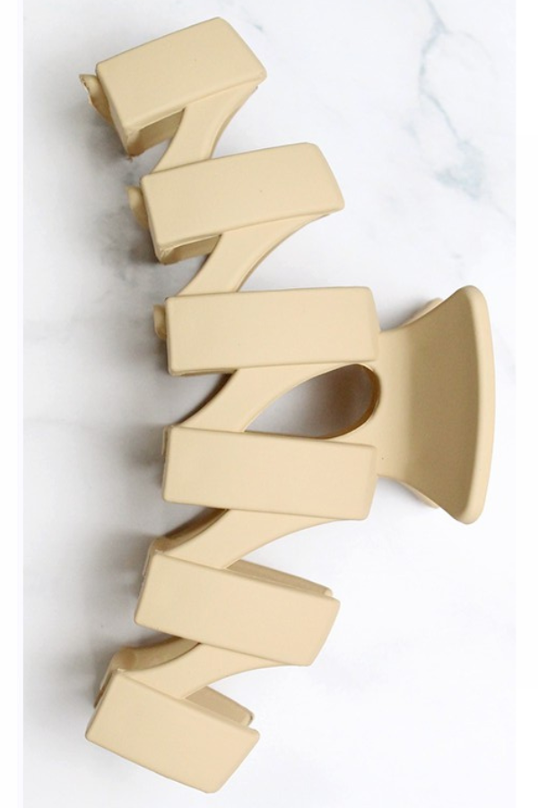 Zig Zag Hair Claw Clip (4 colours)