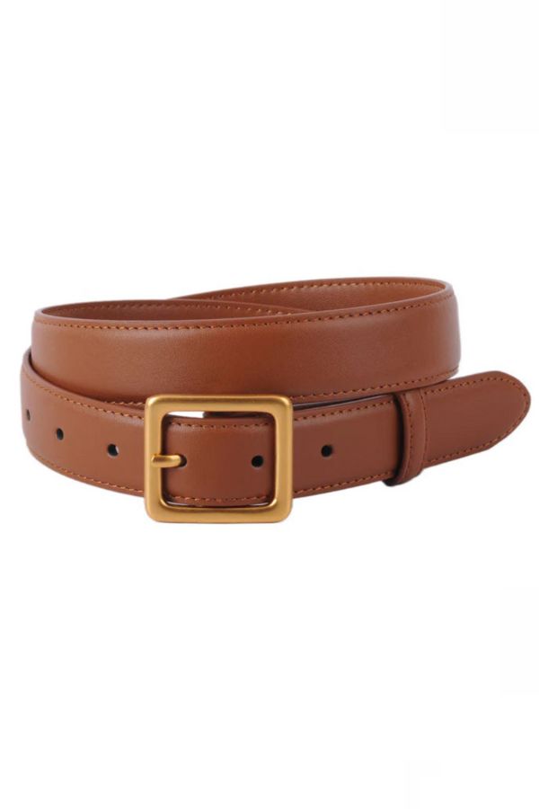 Most Wanted Essential Leather Belt (Tan)