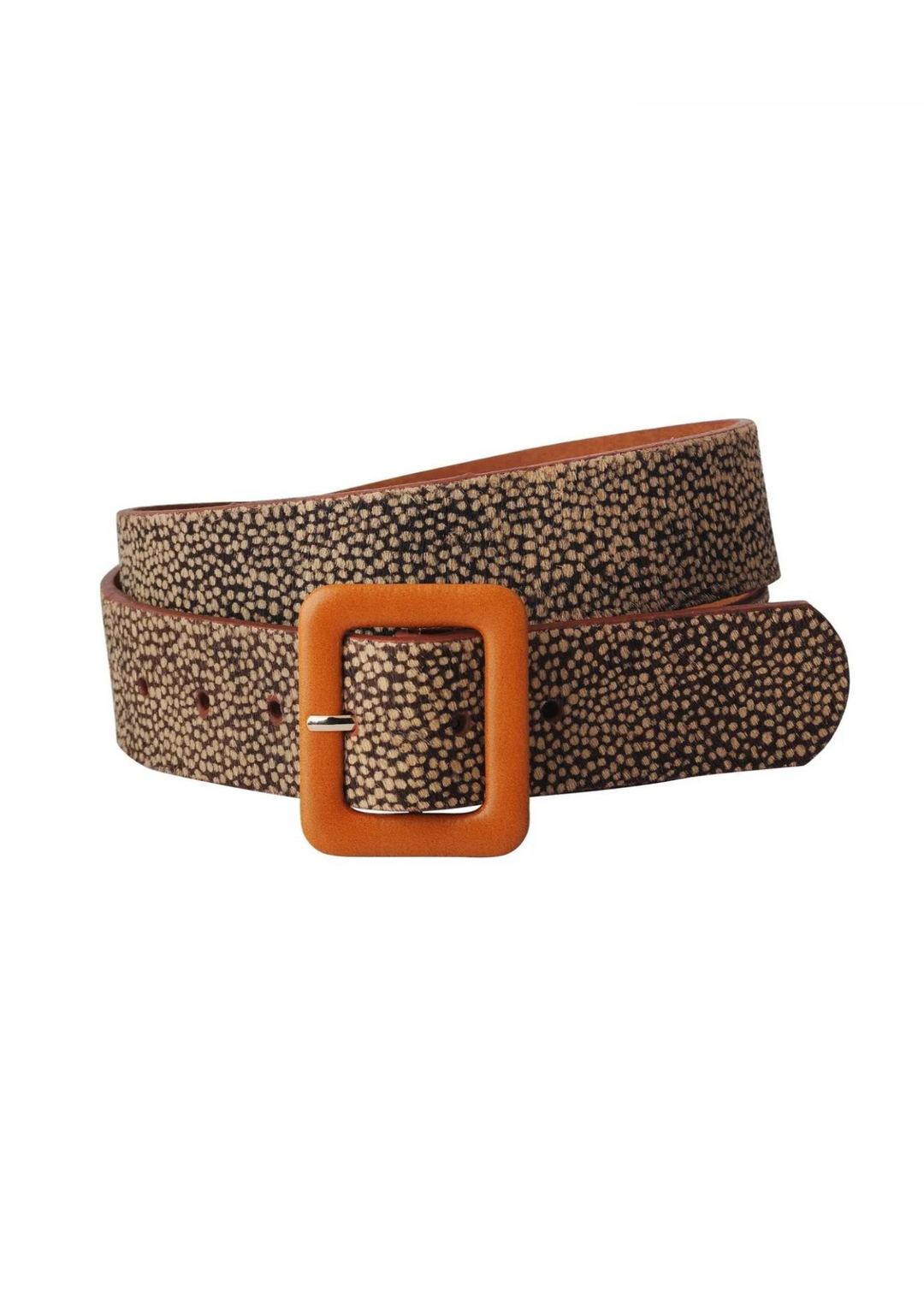 Most Wanted Giraffe Print Leather Belt Vibe Apparel