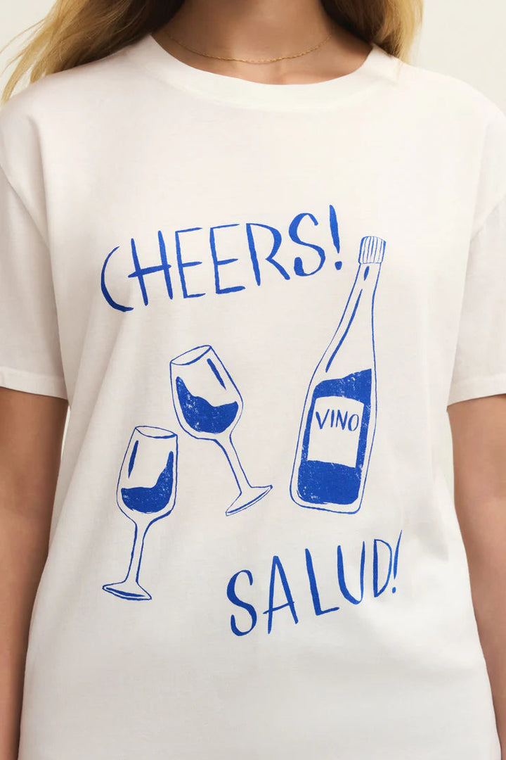 Z Supply Cheers Boyfriend Tee