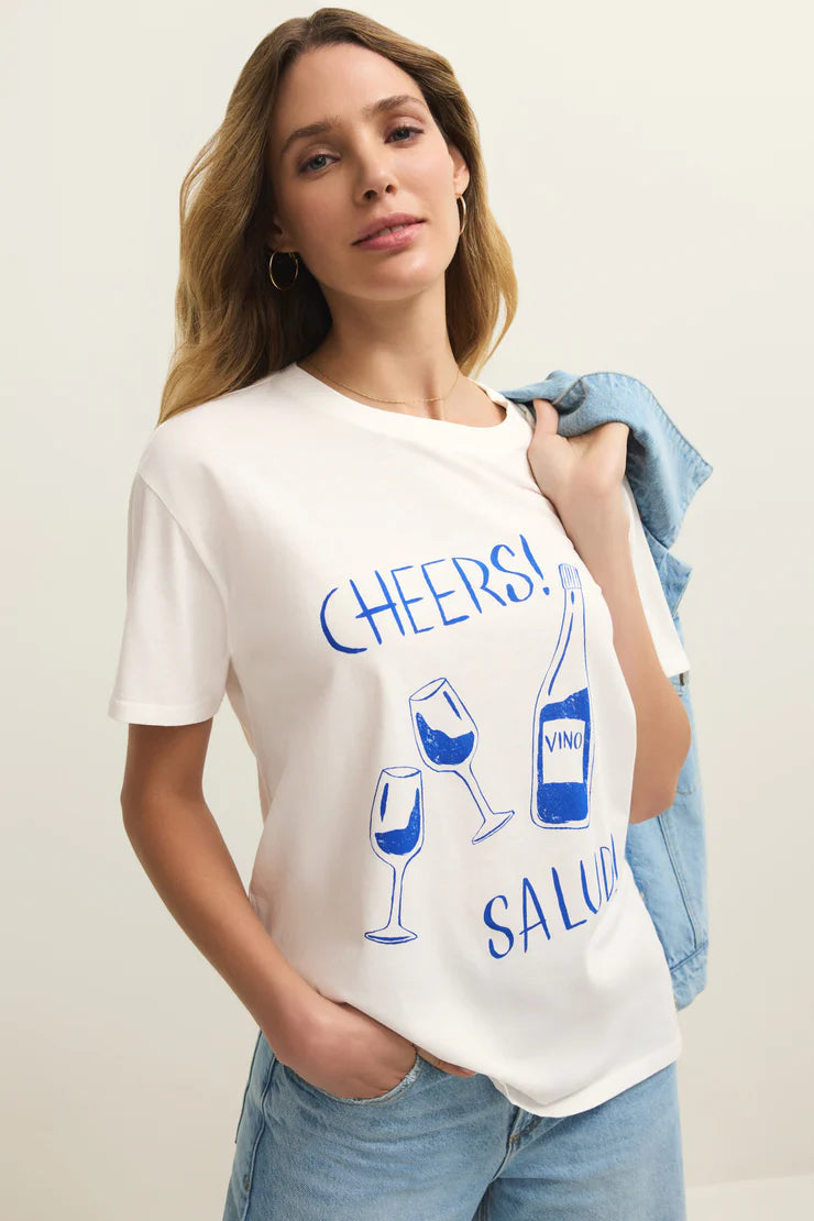Z Supply Cheers Boyfriend Tee