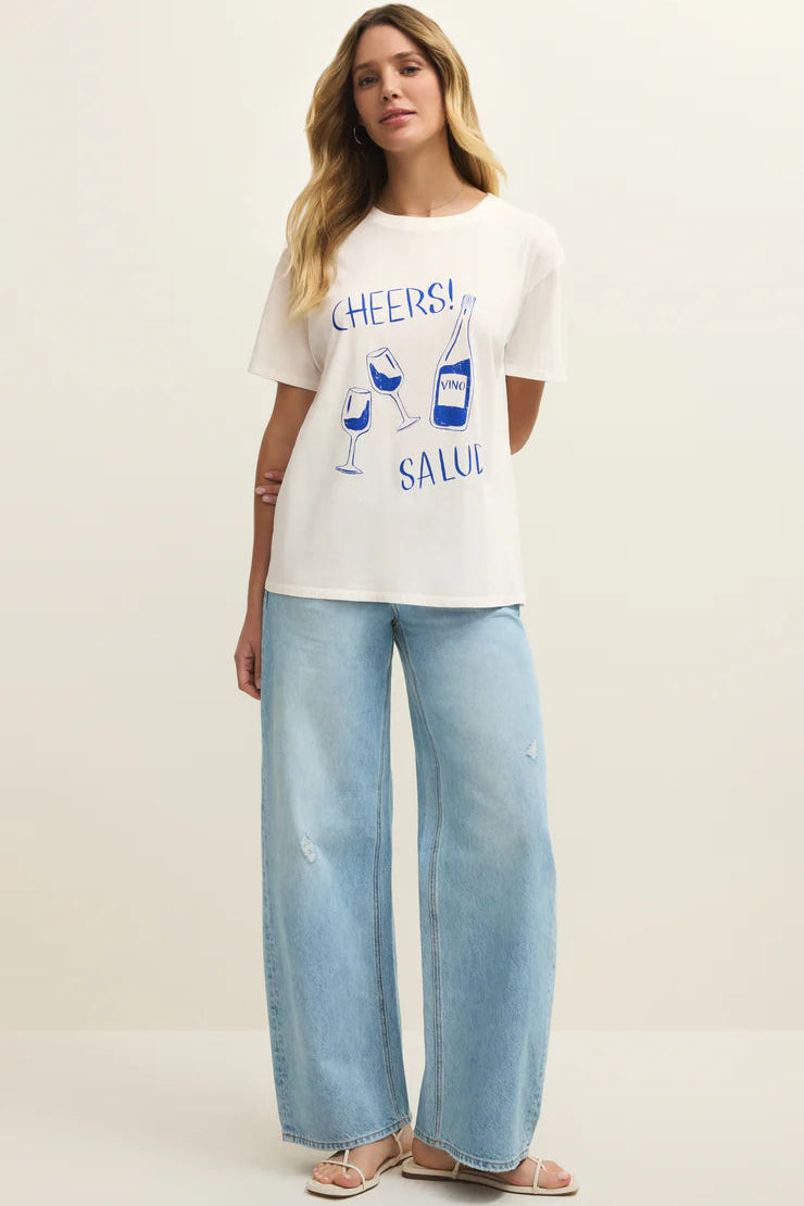 Z Supply Cheers Boyfriend Tee