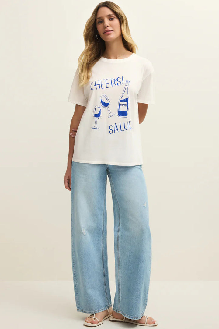 Z Supply Cheers Boyfriend Tee